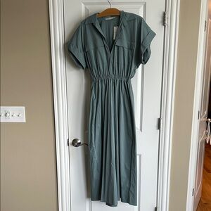 Abercrombie & Fitch Teal Maxi Dress